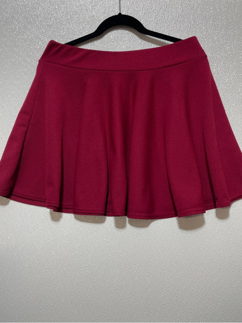 Flared Circle Skirt in Dark Raspberry - Picture 4 of 5